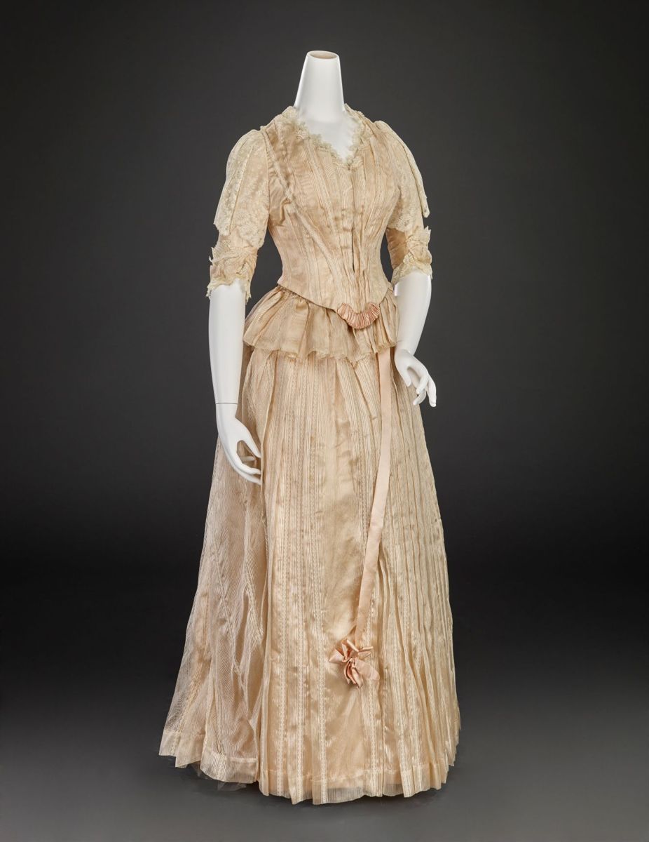 sachin and babi light blue dress RH945 — Ladies' long-tailed bodice for the 1870s-1880s main image 0