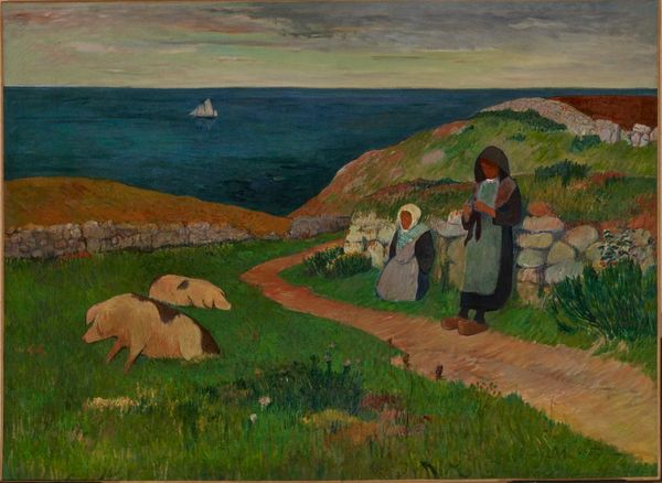 Young Breton Girls in the Field