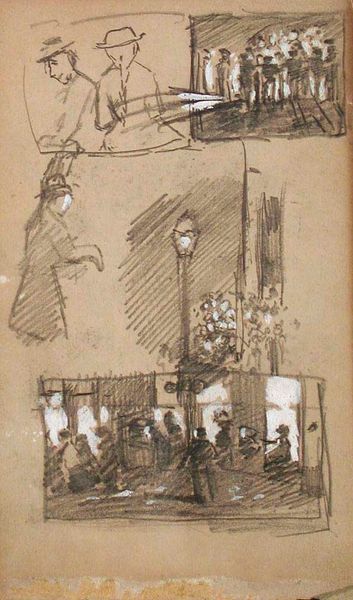 Street Scenes (recto), Street Sweepers (verso)