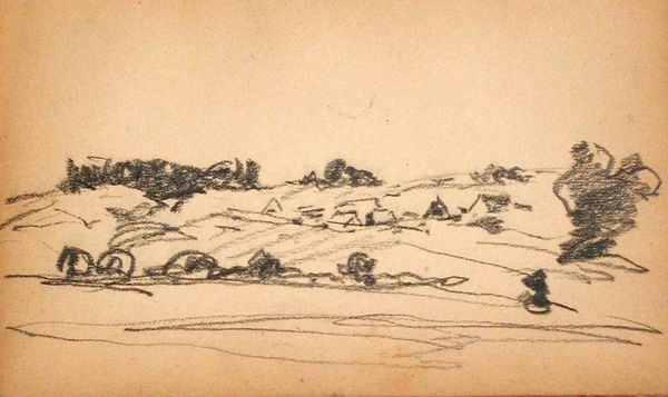 Fields (recto), Horses Head (verso)