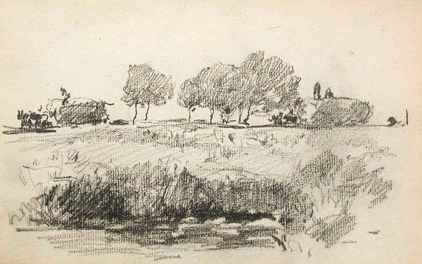 Landscape with Haywagons