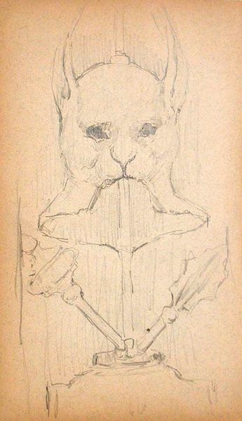 Renaissance Helmet (recto), Animal Helmet (verso)