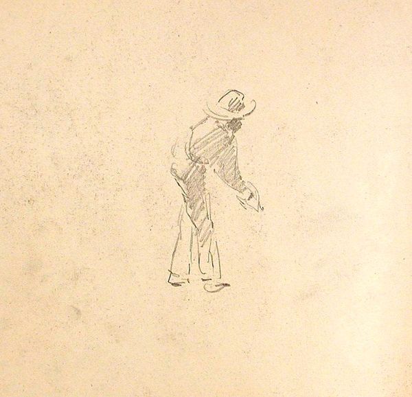 Tree (recto), Figure Study (verso)