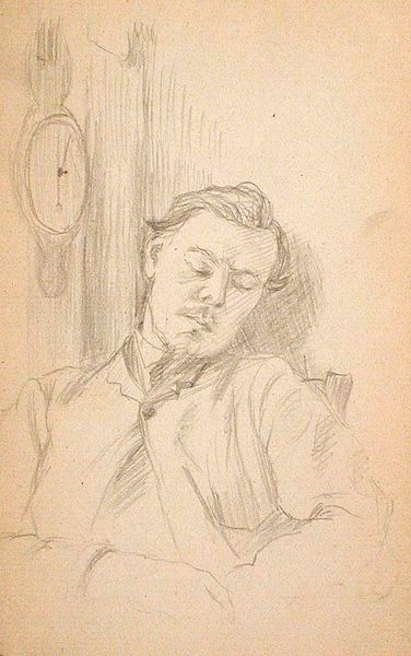 Man with Eyes Closed