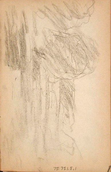 Landscape (recto), Study for Courtship Bavaria (verso)