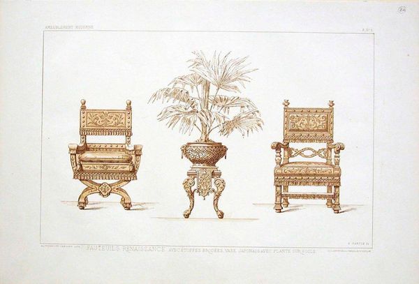 Armchairs in renaissance style