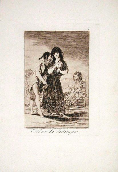 Ni asi la distingue (Not Even So He Can Distinguish Her), Plate 7
