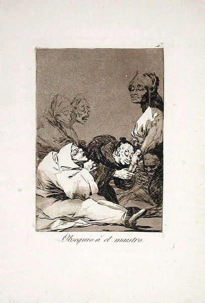 Obsequio á el maestro (Paying Respect to the Master), Plate 47