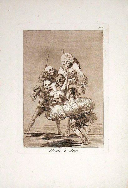 Unos á otros (One to the Other), Plate 77