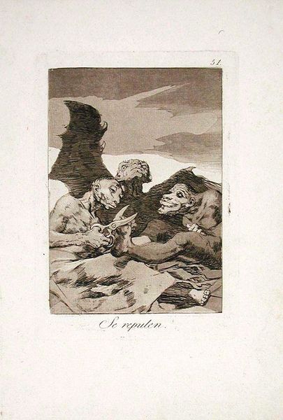 Se repulen (They Pare Their Nails), Plate 51