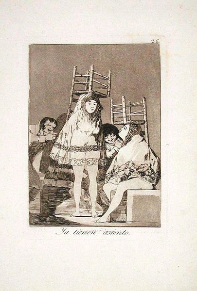 Ya tienen asiento (They Already Have Seats), Plate 26