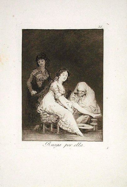 Ruega por ella (She Prays for Her), Plate 31