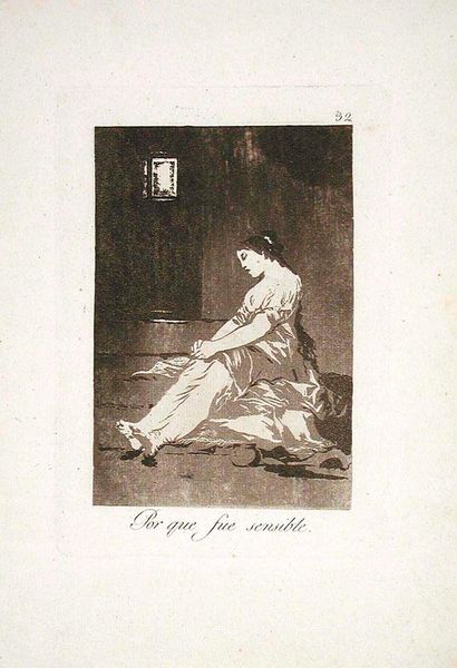 Por que fue sensible (Because she was susceptible), Plate 32