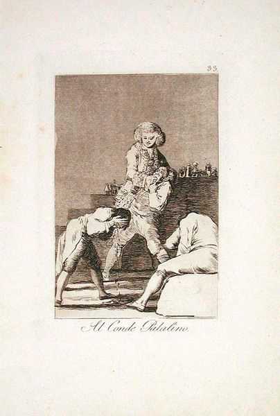 Al Conde Palatino (To the Count Palatino), Plate 33