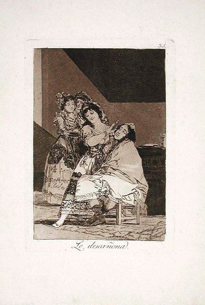 Le descañona (She Fleeces Him), Plate 35