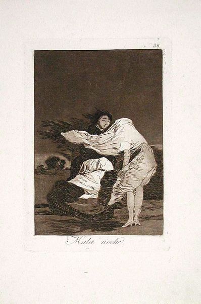 Mala noche (A Bad Night), Plate 36