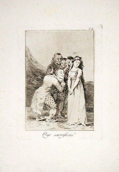 Que sacrificio! (What a sacrifice!), Plate 14