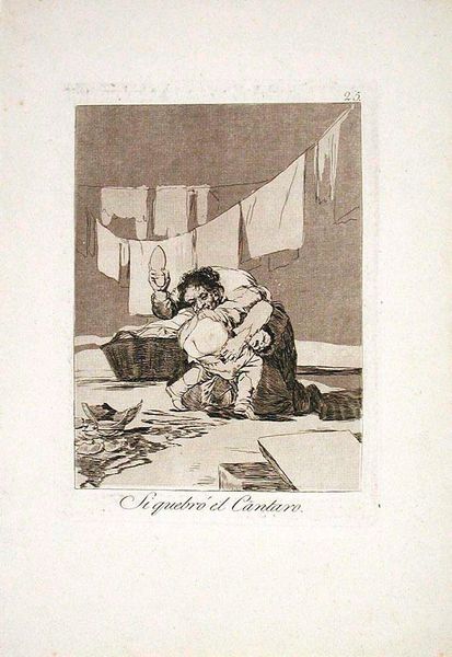 Si quebró el Cantaro (If He Broke the Pitcher), Plate 25