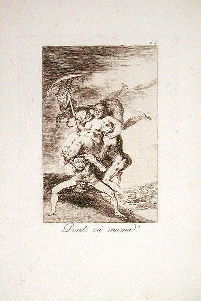 Dónde va mamá? (Where is Mamma Going?), Plate 65