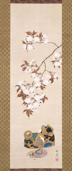 Peonies and Silver Pheasants牡丹白鷴図