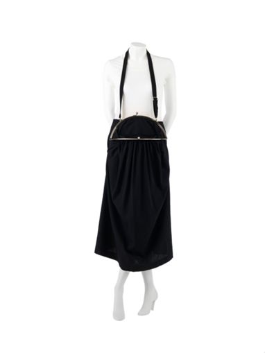 purse/pinafore dress