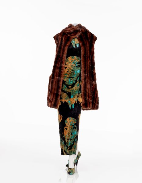 sachin and babi light blue dress Bonhams Cornette de Saint Cyr : Christian Dior (attribué à), collection  Haute Couture, circa 1964/1966. Robe du soir en soie écrue rebrodée de  plumes et strass main image 0