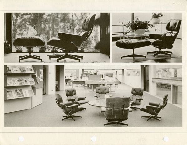 Eames lounge chair and ottoman, Herman Miller brochure