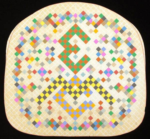 Needlepoint chair cushion pattern #5 EGM, by Alexander Girard